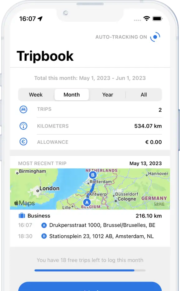Automatic Mileage Tracking